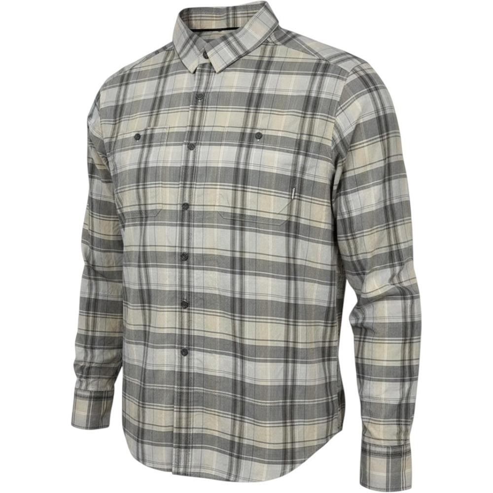 Merrell Outdoor Hiking Shirt‎ Mens L Plaid Check Long Sleeve Button Front